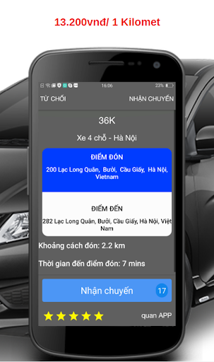 GV Driver - Dành cho tài xế Screen 2