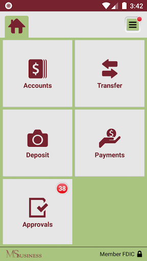 Monson Savings Mobile Business Screen 3