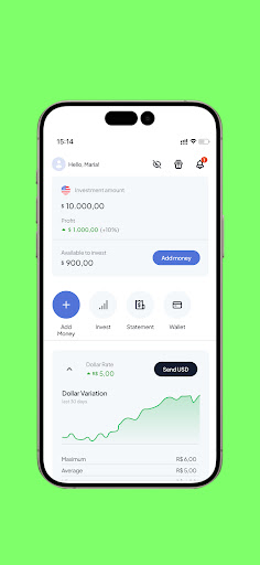 Android application SAKS - Invest in your future screenshort