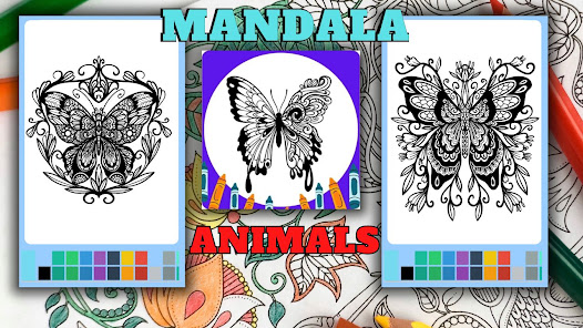 Butterfly Mandala Coloring 1.1 APK + Мод (Unlimited money) за Android