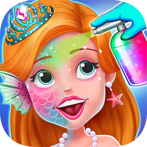 Mermaid Princess Waxing, Hair   Icon