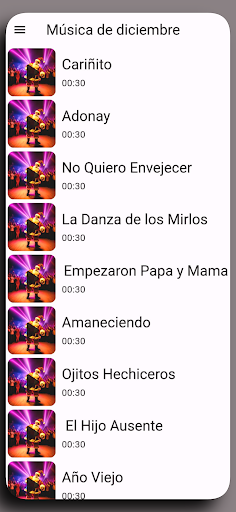 December Colombian Music Tones Screen 3
