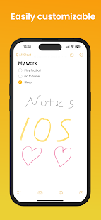 Note OS 17 - Phone 15 Notes Screenshot