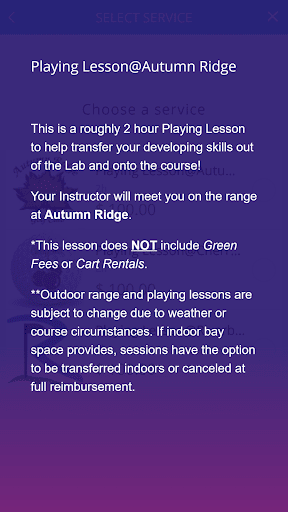 Apex Golf Lab Screen 3