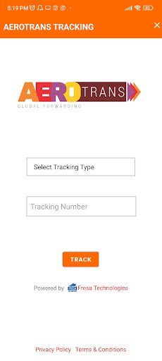 Aerotrans Tracking Screen 2
