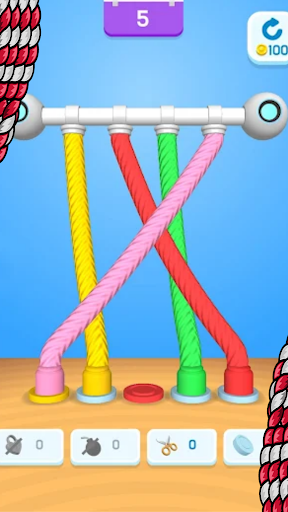 Android application Twisted Tangle Knot 3D Game screenshort