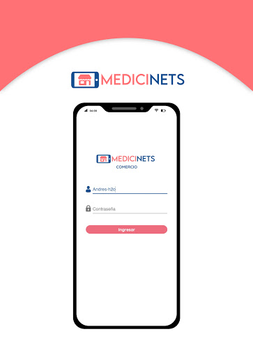 Android application Medicinets Comercio screenshort