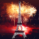 Eiffelturm Feuerwerk 