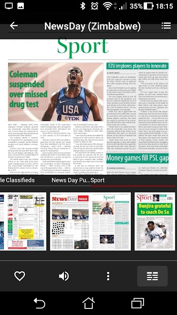 Captura de Pantalla 7 Newsday - E Reader android