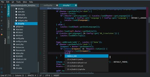 Zira PHP Editor
