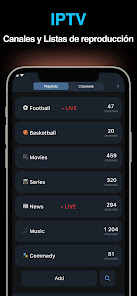 Captura de Pantalla 1 IPTV - Ver TV en vivo android