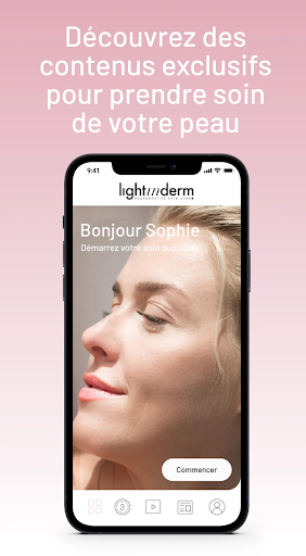 Android application Lightinderm screenshort