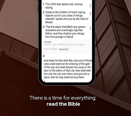 English Study Bible commentary Screen 3