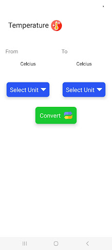 Unit Converter Screen 3