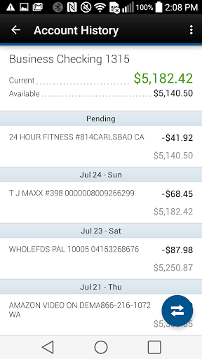 Westamerica Bank Screen 2