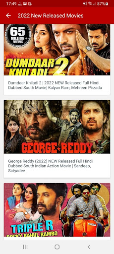 South Indian Hindi Movies