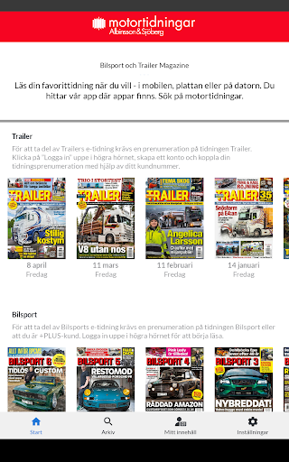Motortidningar Screen 3