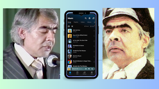 Android application آهنگ های استاد ساربان screenshort