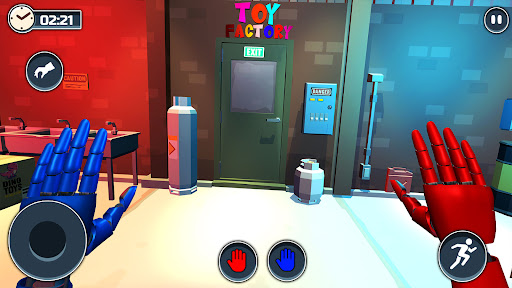 Blue Monster Scary Toy Factory Screen 3