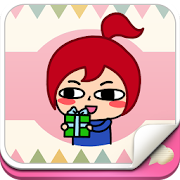 Red Girl Emoji  Icon