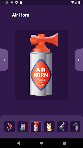 Android application Air Horn Sound - Siren Prank screenshort
