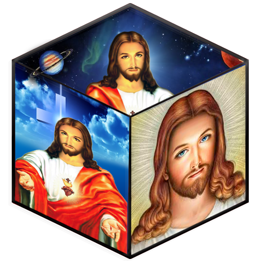 Jesus 3D Cube HD Live wallpape logo