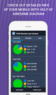 RAM Booster and Cleaner Capture d'écran