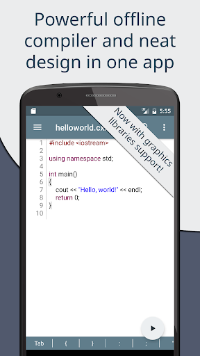 Cxxdroid - C/C++ compiler IDE - Education - apps