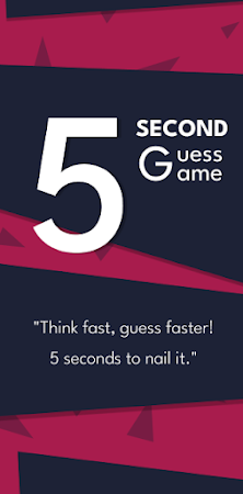 Game screenshot Five Second Guess Game mod apk
