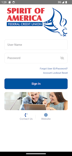 SAFCU Mobile Banking Screen 2