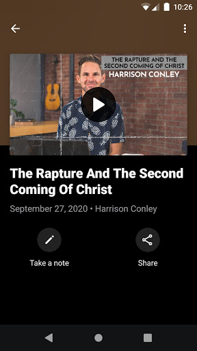 Cottonwood Church App Screen 3