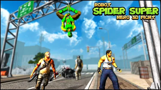 Spider Fighter: 맨스파이더 개임 올로로봇