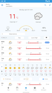 Foreca Погода Screenshot
