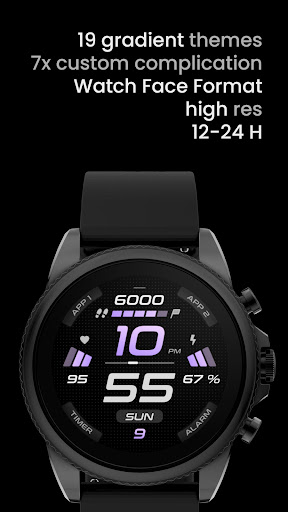 SPORT xDark Watch Face Screen 2