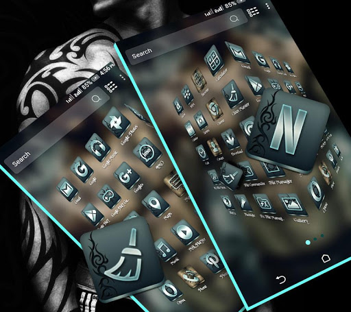 Android application Tattoo Launcher Theme screenshort