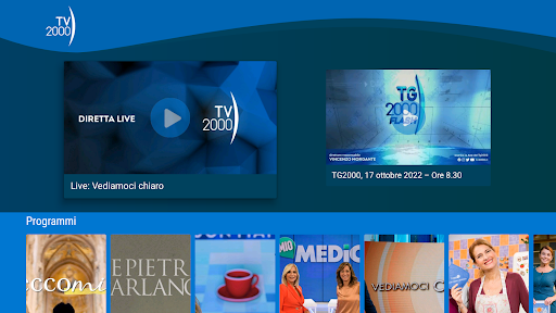 Android application TV2000 Smart TV screenshort