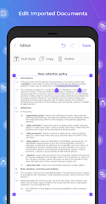 Captura 4 DeftPDF - All-in-one PDF Tools android