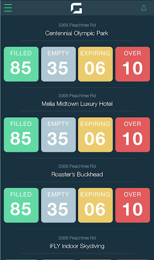 Android application GET Parking Enforcement screenshort