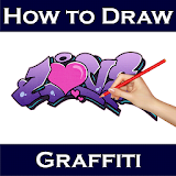 How to draw Graffiti - step by step icon