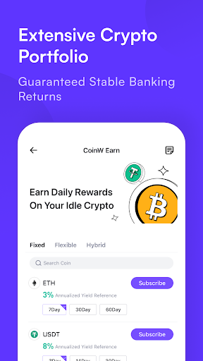 CoinW- Buy Crypto BTC ETH DOGE Screen 3