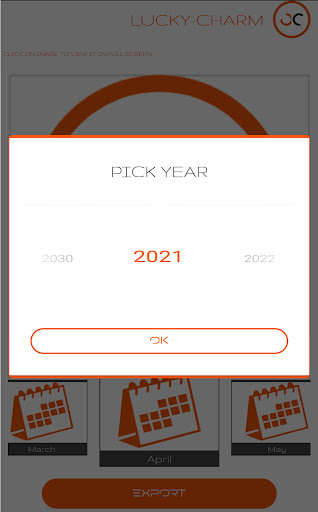 Our Calendar Screen 3
