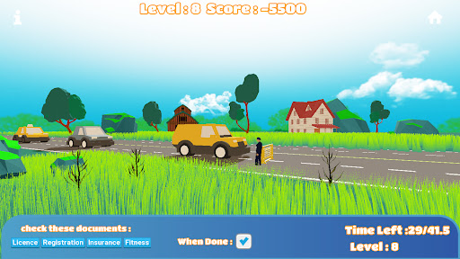 Android application Traffic Police Simulator screenshort