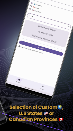 Sales Tax Calculator Screen 2