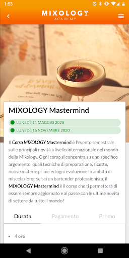 Android application Mixology Academy screenshort