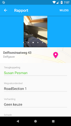 Android application Strada Staging screenshort