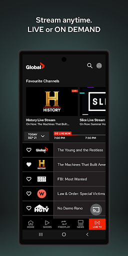 Global TV screenshot