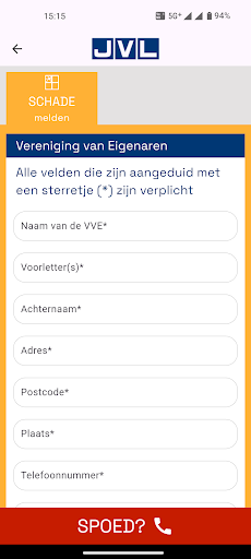 JVL Administraties VvE Beheer Screen 2