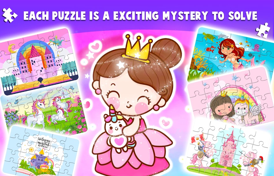 #2. Princess Puzzle Game for Girls (Android) 由: himanshu shah