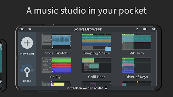 n-Track Studio Pro | DAW Schermata