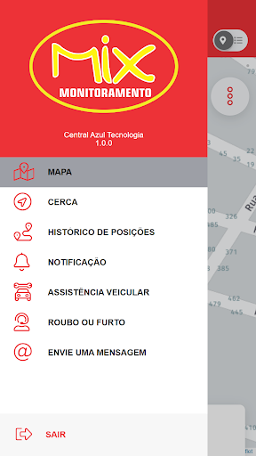 Android application Mix Monitoramento screenshort